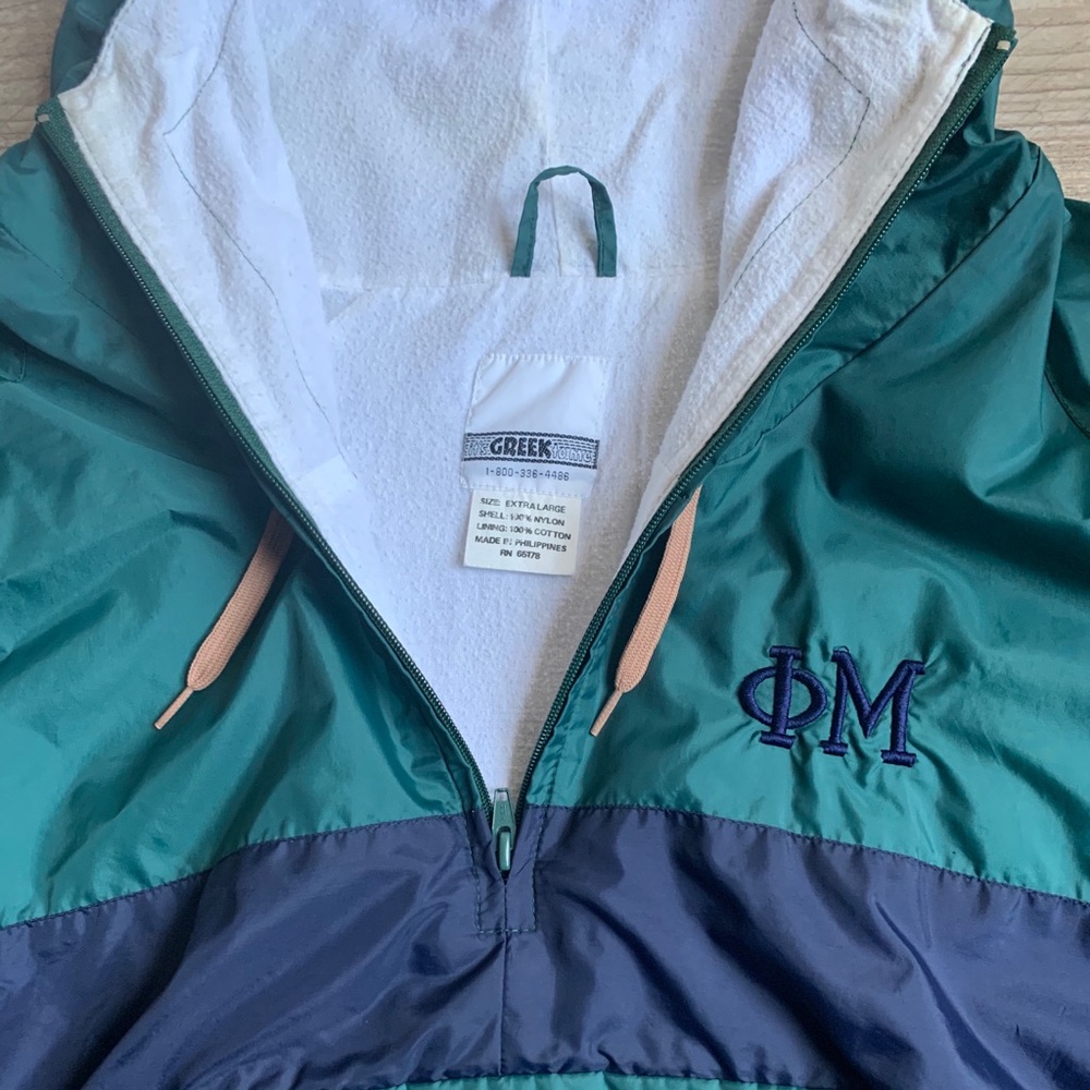 True Vintage Phi Mu Windbreaker
